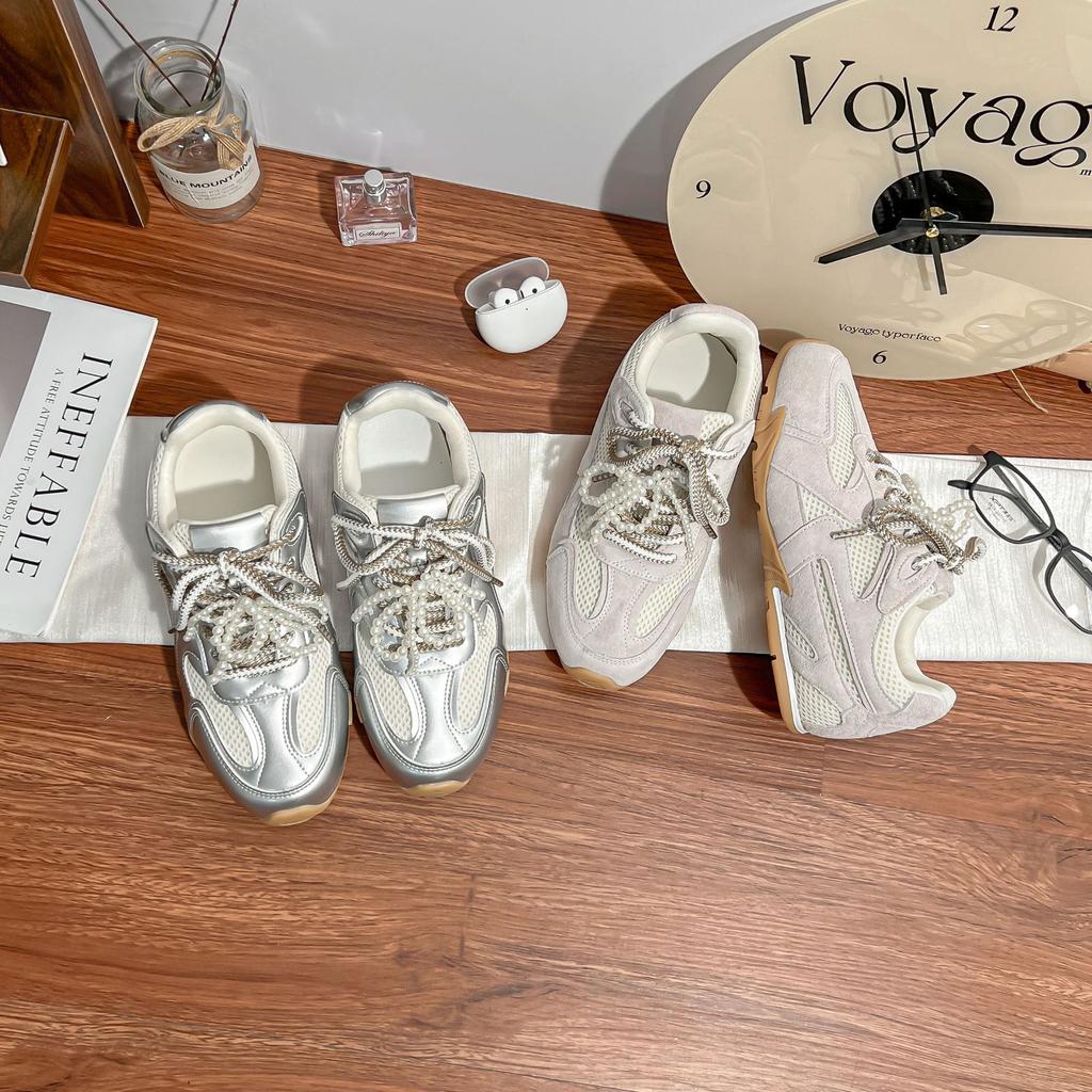 Summer New Retro Dad Shoes Women's Summer Breathable Light Casual Sports Shoes Women Wear High-end Women's Shoes