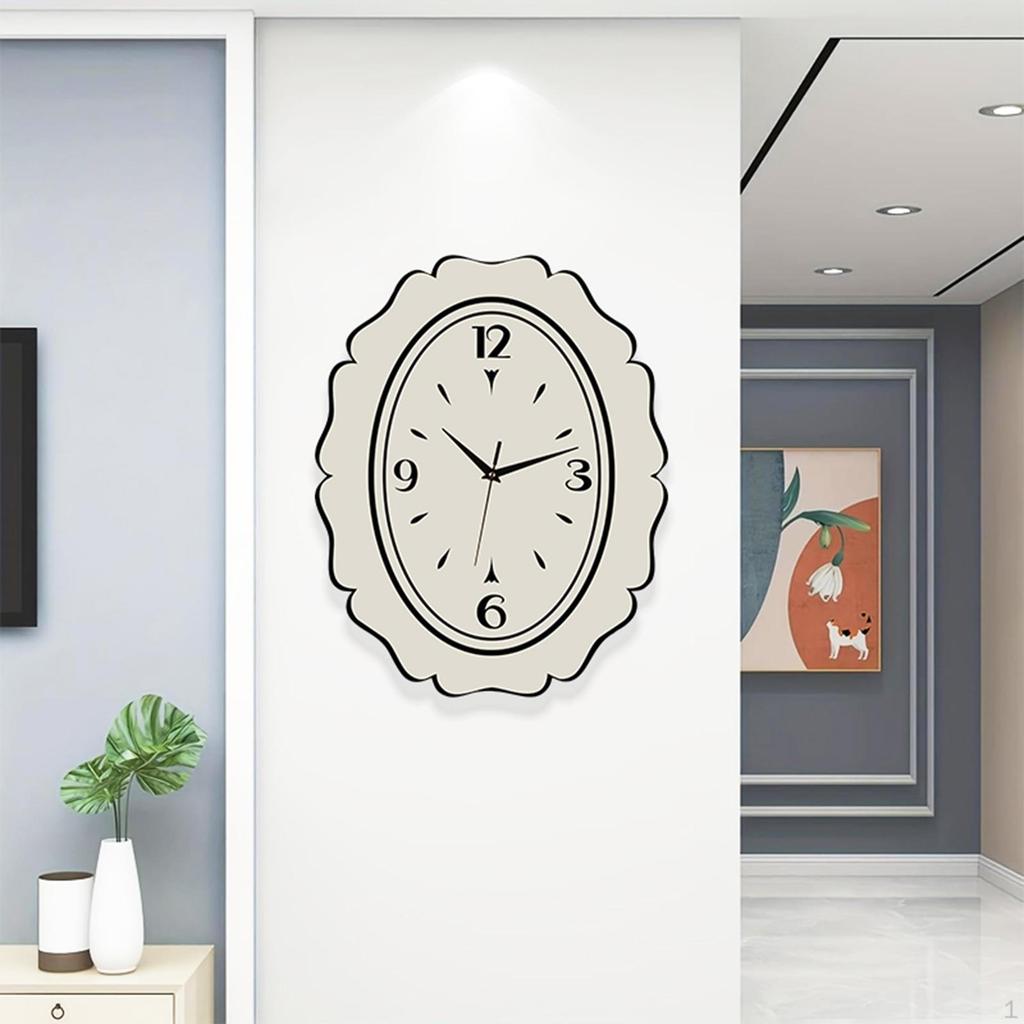 Настенные часы Декоративные Эстетичные Винтажные Забавные Подвесные часы, Настенное украшение, для Гостиной, Столовой