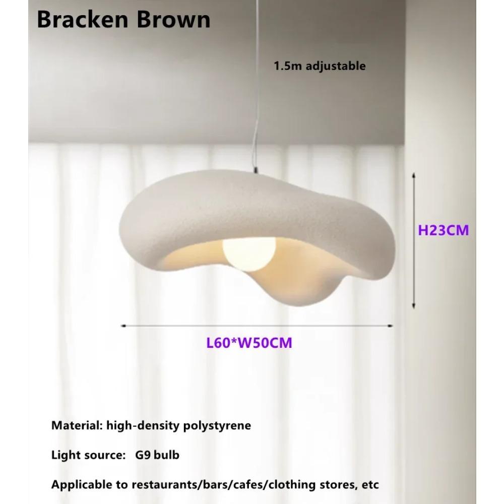 Nordic New Wabi-Sabi Cream Restaurant LED Chandelier Minimalist Bedroom Bar Table Suspend Lamp Homestay Deco Cafe Hanging Light