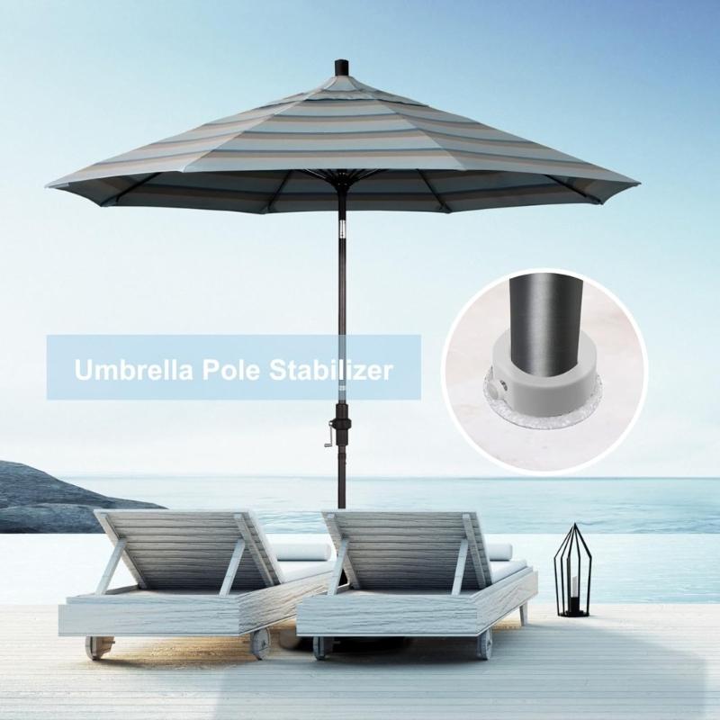 Umbrella Rod Stabilizer Adapter Umbrellas Hole Holder Insert Pool Shade Grip Sleeve Attachment Adapter Plastic