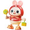 Musical Dance Bunny Toy Head Up Training Electronic Dancing Bunny Toy for Newborn Home Outdoor Pink