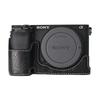 Магнитный получехол для камеры из ПУ кожи личи для Sony A6300 A6400 A6000 A6100 с крышкой с нижним отверстием