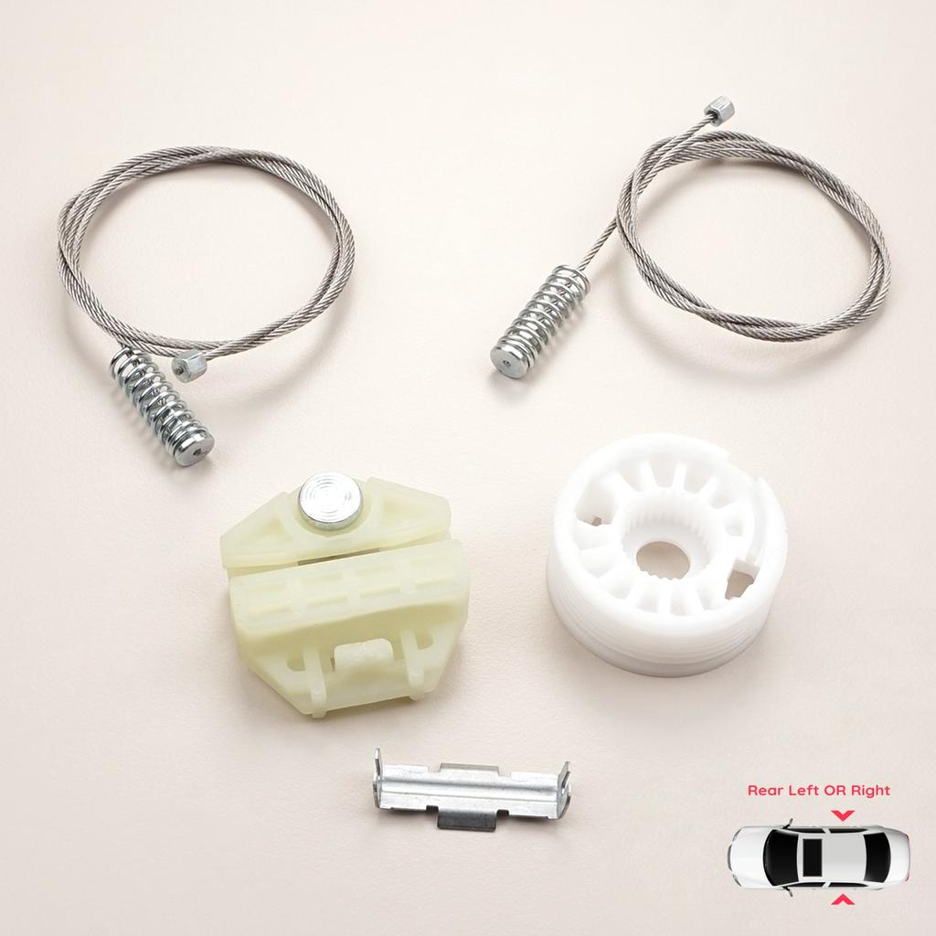 BWR5038 Electric Window Regulator Repair Set Rear Left or Right for Saab 9-3 MK1 YS3D 1998-2003 900 NG 1994-1998 5-Door HB