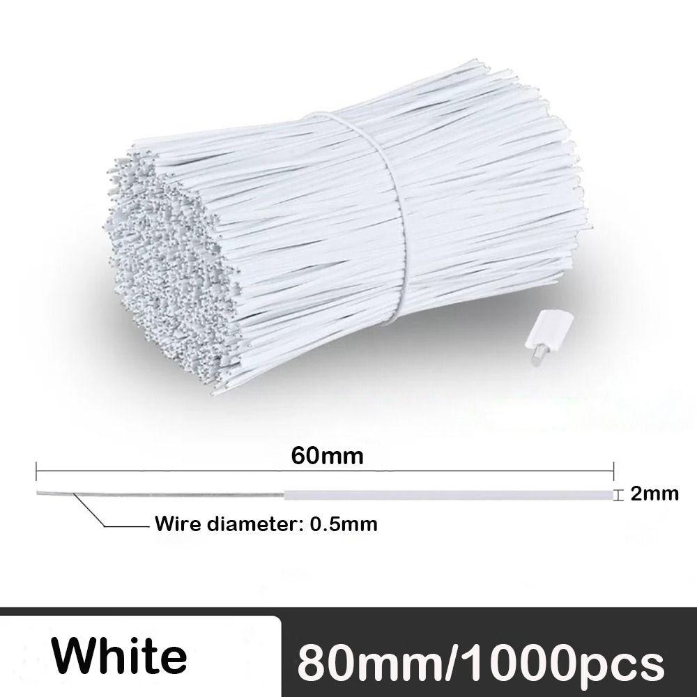 White Twist Ties Black Fix Strings Iron Wire Ties Cable Fasteners