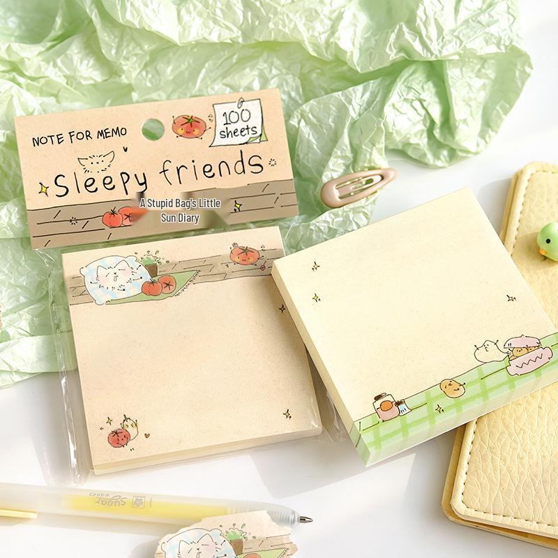 Little Wuri Cute Tea Bag Sticky Notes - Functional Bullet Journal Paper