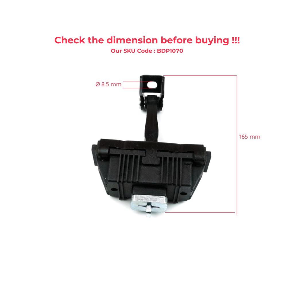 BDP1070-1 2 Pieces Left AND Right Door Catch Hinge Brake Stop Check Strap Limiter for BMW 3 Series E92 E93 2005-2013 Coupe Convertible 51217193671