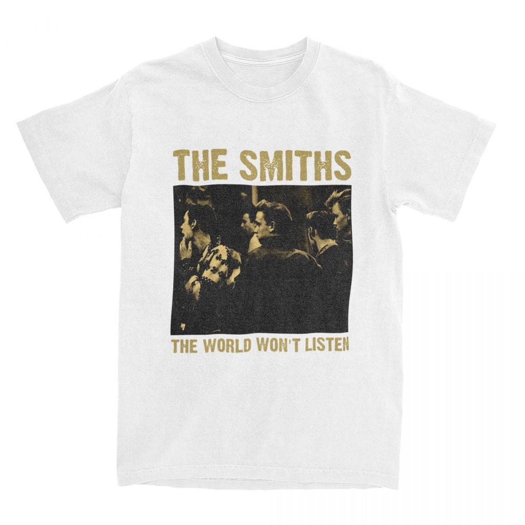 Футболка The Smiths Летняя Мода С Принтом Y2K Забавные Футболки 100% Хлопок Футболка Харадзюку Для Мужчин С Короткими Рукавами Повседневная Одежда