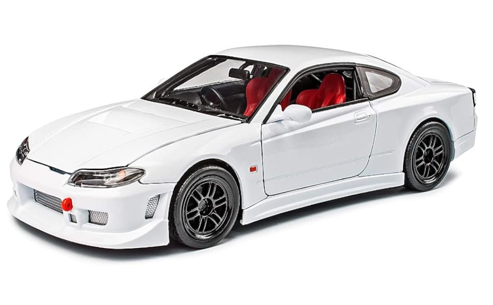 Willy 1/24 Scale Nissan Silvia S-15 White Diecast Car (Finished Model) 22485NS-W White