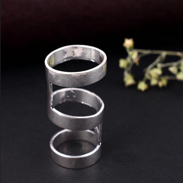 Adjustable Sterling Silver Therapy Ring Arthritis Splint for Thumb and Finger Joint Pain Relief Healing Support Jewelry Gift