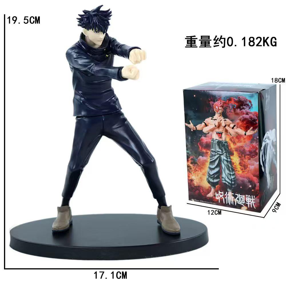 Jujutsu Kaisen Kuji Инцидент в Сибуе Три Итадори Юдзи Фусигуро Мегуми Макора Аниме Фигурка Модель Игрушка