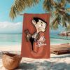 1Pc Mr Bean'S Birthday Bash Beach Towel Microfiber Beach Towel Thin Absorbent For Beach Swimming Yoga Bath Sports 0917142