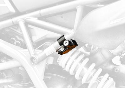 Kijima Bike Parts Замок для шлема Сталь Черный Отделка Hypermotard 950/SP/RVE HDC-05015