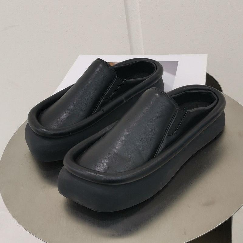 Модные женские сандалии 2025 Лето Новые шлепанцы на платформе Женские каблуки Роскошные танкетки Слайды Пляжные мюли Женские сабо