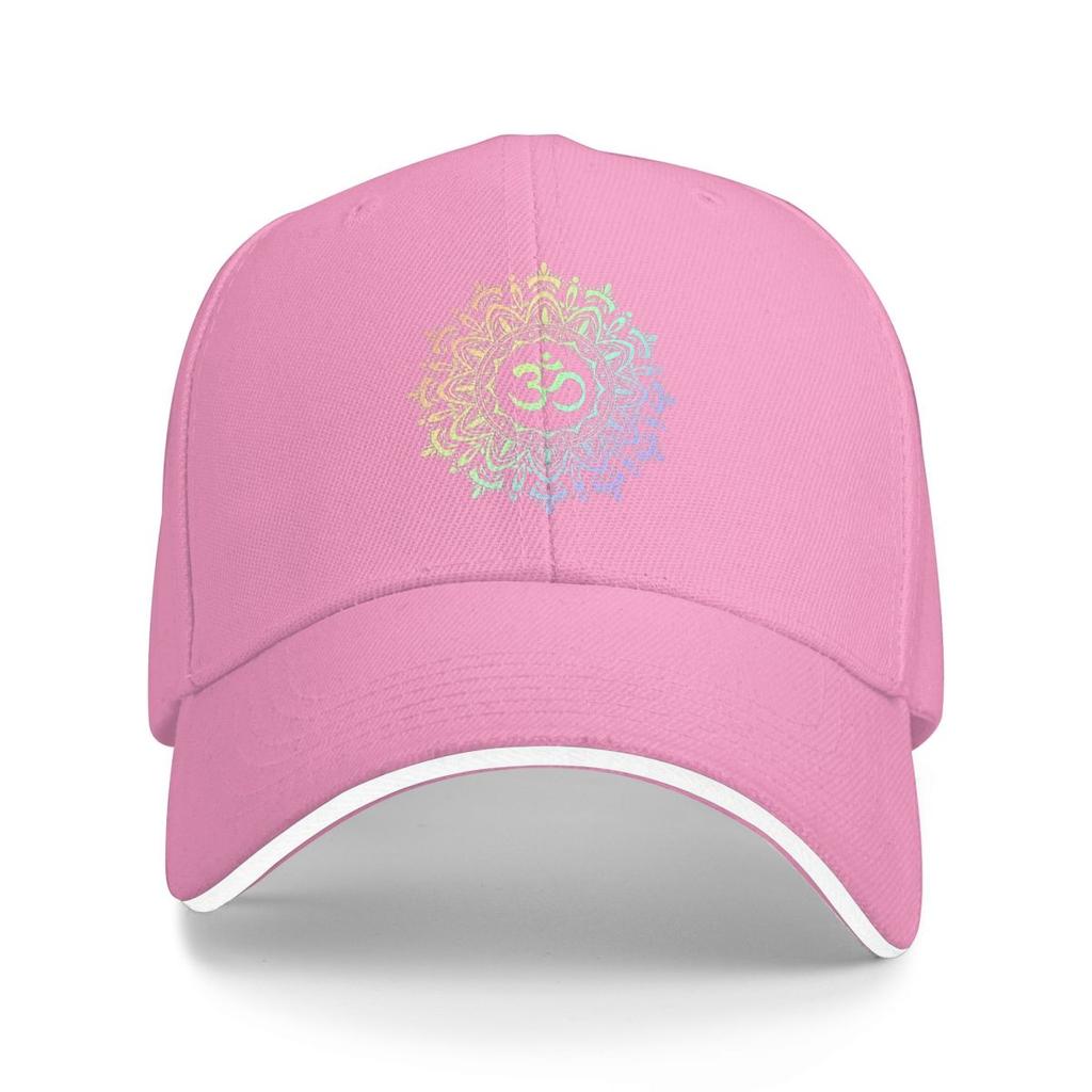 Om Yoga Lotus Flower Buddhist Lotus Meditation Baseball Caps Snapback Baseball Hats Breathable Casual Casquette for Unisex