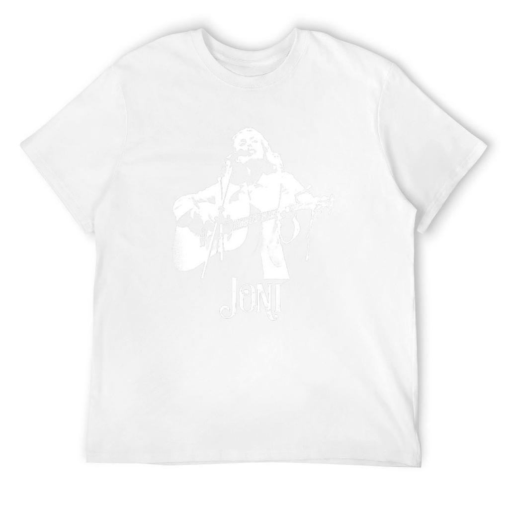 Joni - The White Stencil T-Shirt summer clothes Short sleeve tee graphic tee shirt funny t shirts men