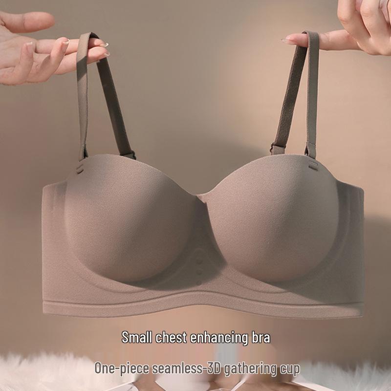 Push-Up Seamless Camisole Bra: Enhancing Padded Wireless Support for Small Busts