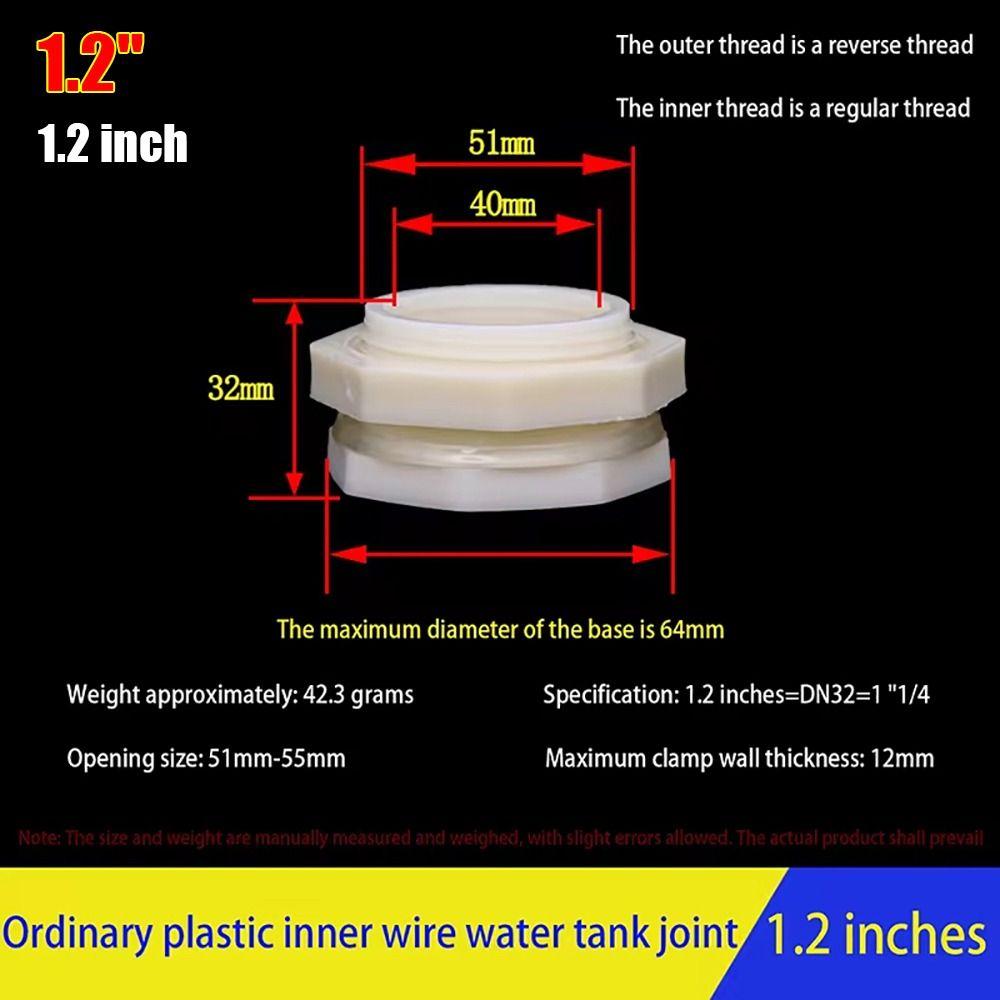 1 шт. 1/2" 3/4" 1" 1.2" 1.5" 2" Резьбовой фитинг для трубы, внутренняя резьба, фитинг для садового поливочного шланга