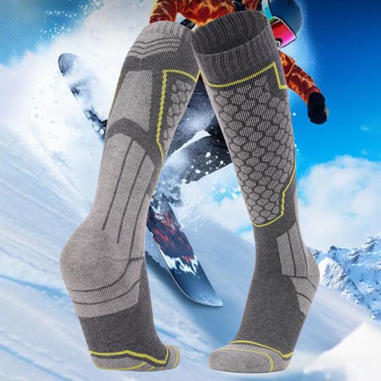 Winter Ski Socks Knee High Warm Snowboard Thermal Socks Cold Weather Outdoor Sports Sock for Skiing Cycling