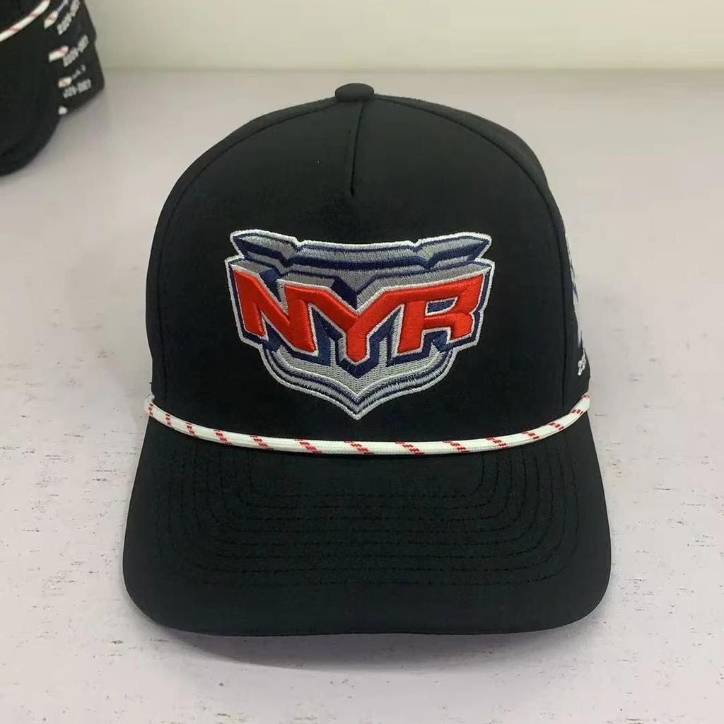 A Frame Hat Custom Quality Striped Waterproof Polyester Sport Golf Hat Laser Cut Perforated Water Proof Gorras Baseball Cap