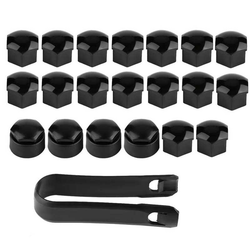 20pcs 17mm Wheel Nut Rim Cover Car Wheel Auto Hub Screw Protection Anti-theft Dust Cover Cap for Car Accessories