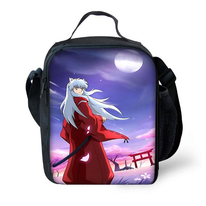 Школьный рюкзак Inuyasha для детей, теплый, зимний, с сумками для ланча, пеналами, школьными сумками для мальчиков и девочек, лучший подарок