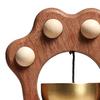 Магнитный кошачий след Колокольчик для продавца Деревянный колокольчик для открывания двери Декоративный подвесной колокольчик для дома, офиса, входа