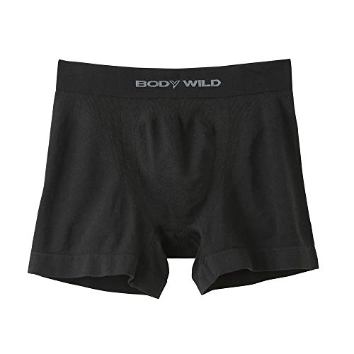 Боксеры с 3D-формой Body Wild для мужчин, с передней застежкой, смесовая хлопковая ткань, размер C. Черный, BWS851J, Размер L