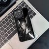Чехол для телефона «Всеведущий читатель» для iPhone 17, 16, 15, 14, 13, 12, 11, Pro, XS, Max, Plus, Mini, SE4, E Черный матовый противоударный чехол
