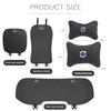 AALC1 Car Headrest Neck Pillow Seat Cushion Lumbar Protective Pad Set For Volvo XC40 XC60 V60 V40 XC90 V50 S60 V70 S90 Olestar AWD S80