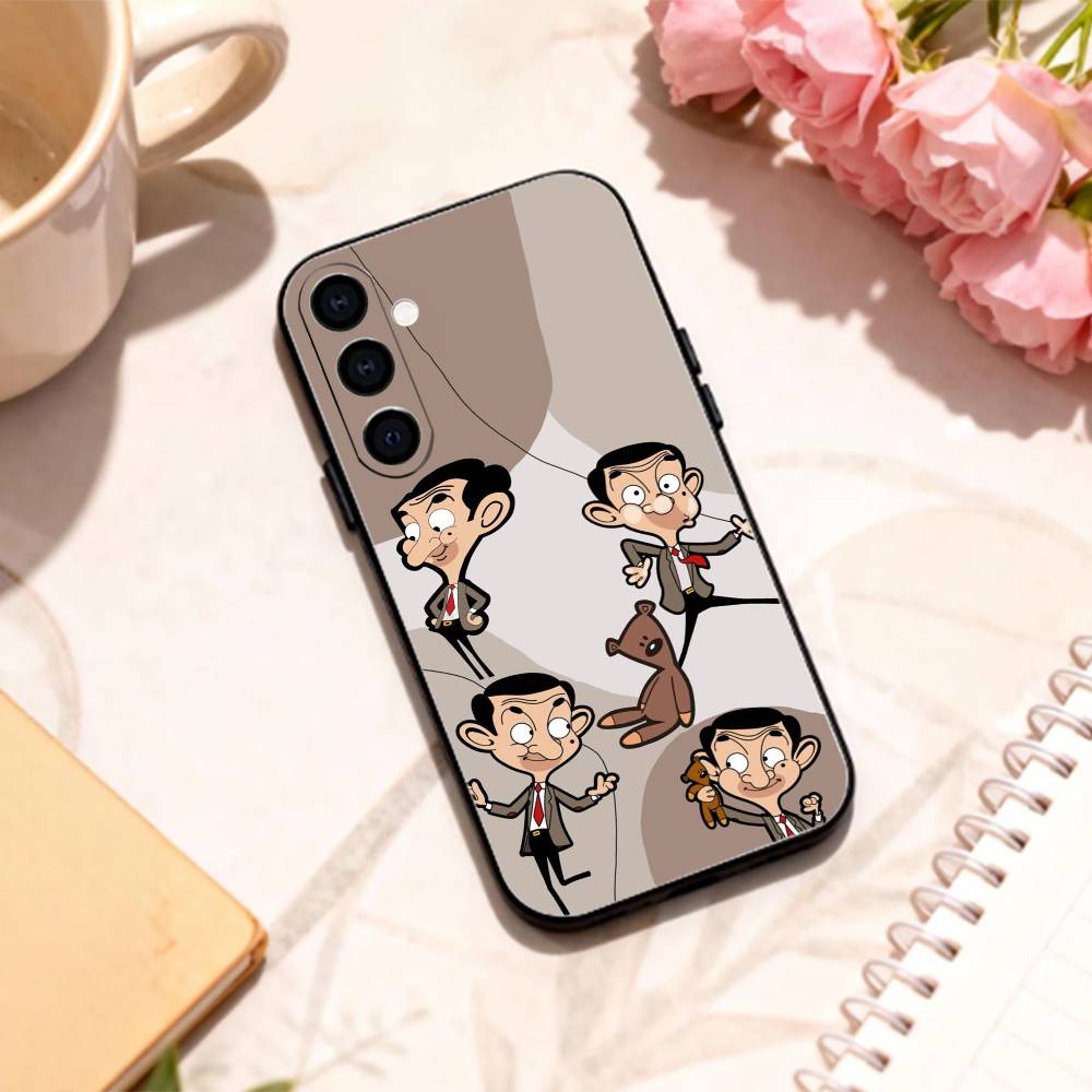 Funny Mr B- BeanS    phone Case For Samsung Galaxy A73,A72,A71,A70,A53,A52,A51,Others Soft Black Shell