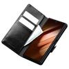 Qialino Leather Wallet Case with Stand for Samsung Galaxy Z Fold7 - Black