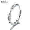 Классическое кольцо Lindon из медного сплава с цирконием, женские ювелирные изделия, свадебный подарок для вечеринки