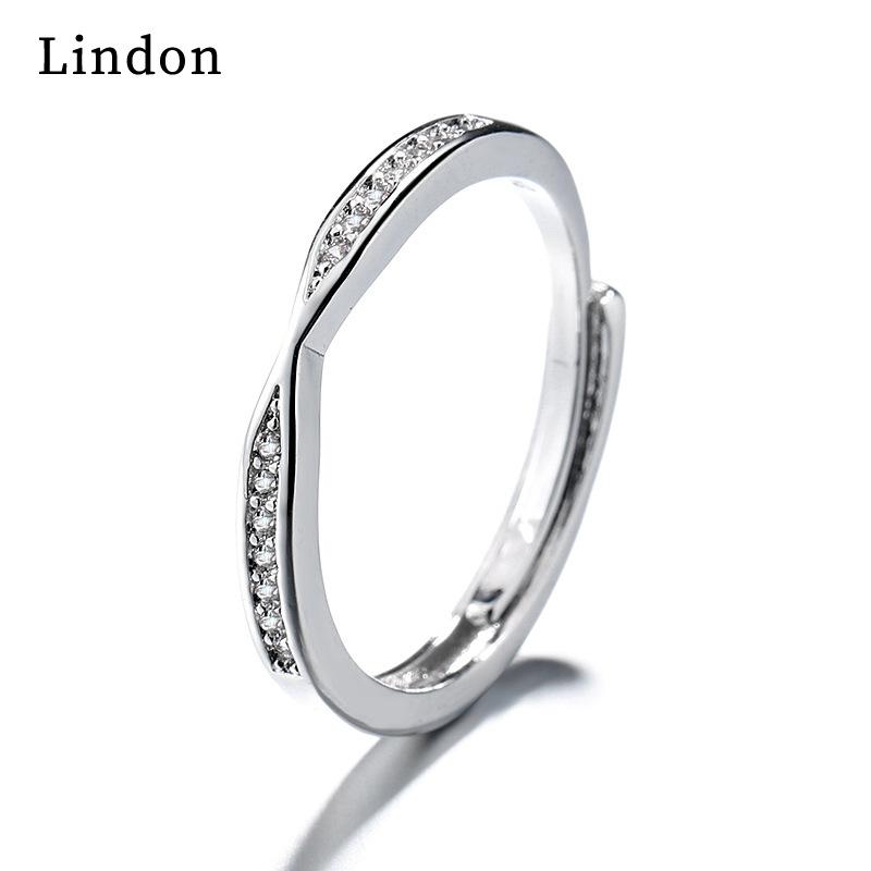 Классическое кольцо Lindon из медного сплава с цирконием, женские ювелирные изделия, свадебный подарок для вечеринки