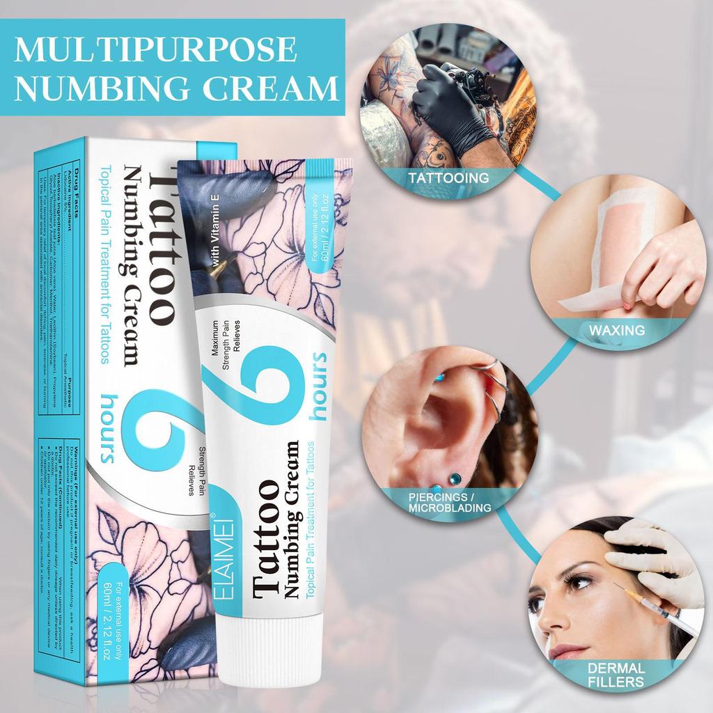 TKTX TATTOO Обезболивающий крем для тела на 6 часов 60 мл