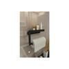 Roll Paper Towel Holder Napkin Holder Bathroom And Kitchen Organizer Black