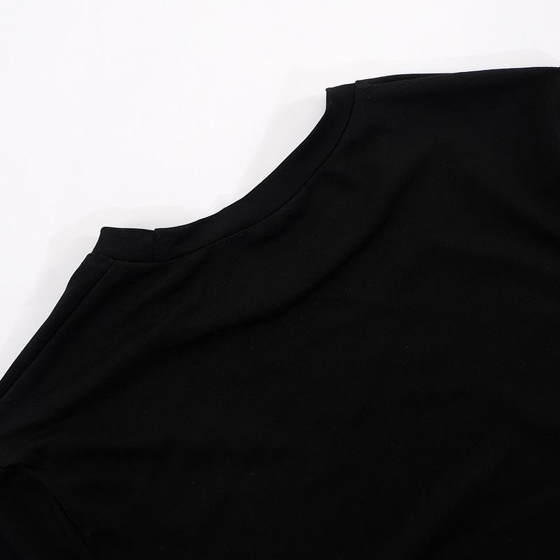 2023 весенняя новая футболка с коротким рукавом, женская однотонная простая повседневная мягкая универсальная популярная базовая укороченная футболка, летняя мода