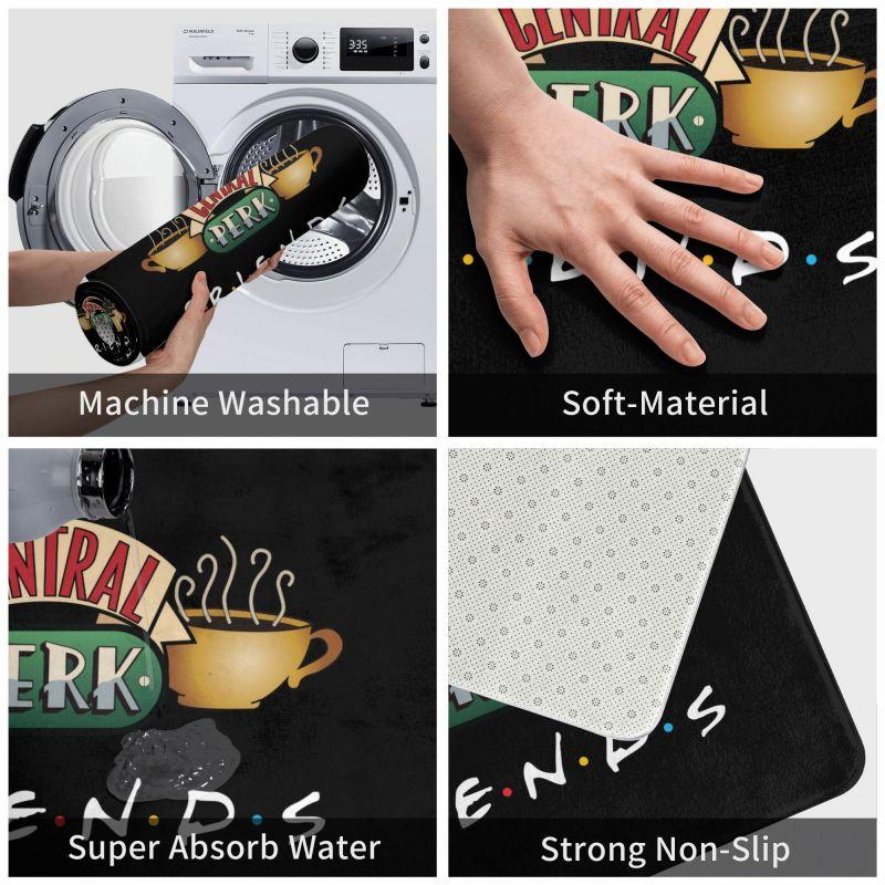 Классический коврик для входной двери с забавными цитатами из сериала «Друзья», противоскользящий, водонепроницаемый, коврик для пола, коврик для ванной, кухонный ковер для прихожей