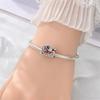 925  Silver Christmas Puppy Cat Charms Sleigh Happy New Year Bead Pendant Fit Original Bracelet Necklace Jewelry Gift