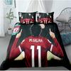 Galaxy Sport Team Bedding Set 3pcs Twin Size Comforter Cover Sheet Pillowcase Digital Printed Fan Bed Set