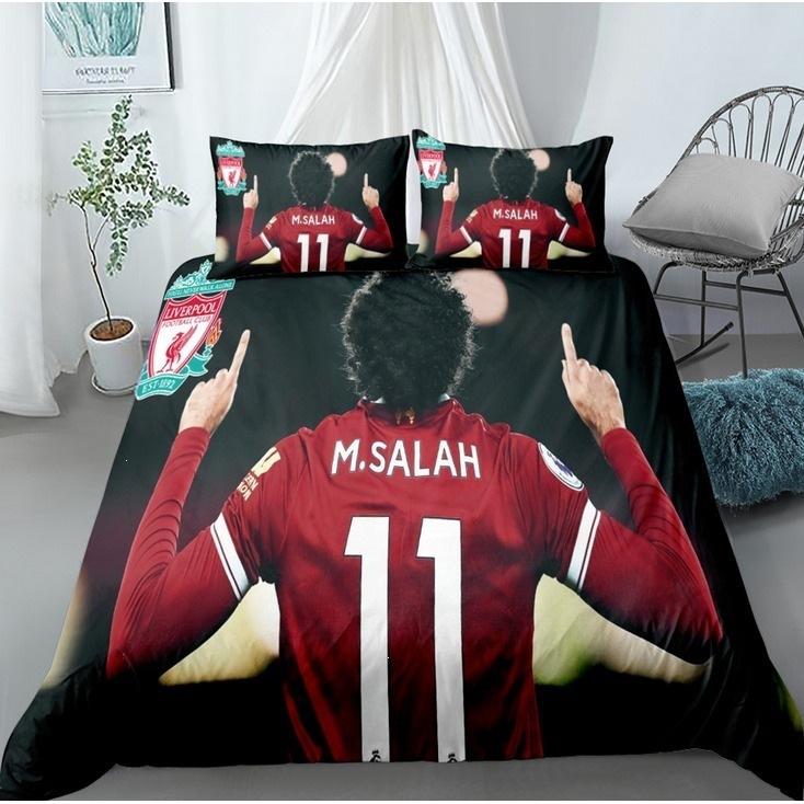 Galaxy Sport Team Bedding Set 3pcs Twin Size Comforter Cover Sheet Pillowcase Digital Printed Fan Bed Set
