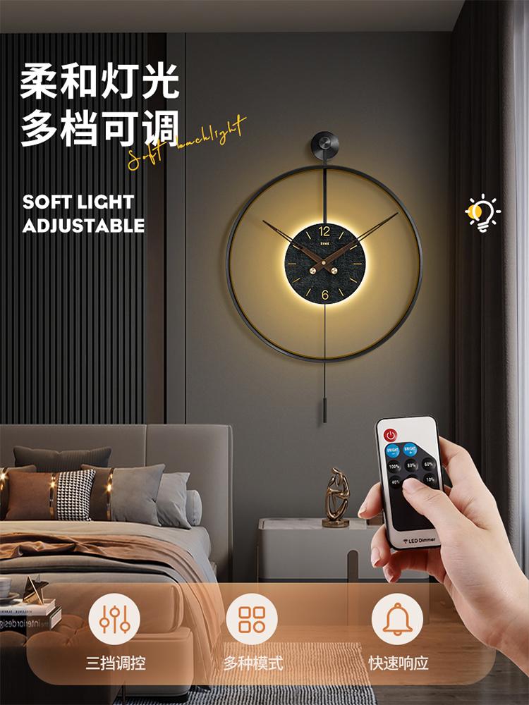 Новые современные светодиодные часы для украшения дома, настенные часы для гостиной, креативные часы для ресторана