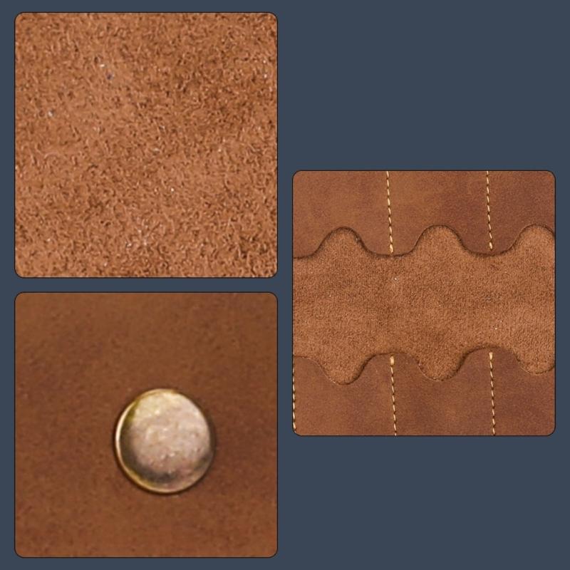 Versatiles PU Guitar Pick Sleeve Compacts Leather Guitarra Plectrum Case Bag for Professional and Amateur Player