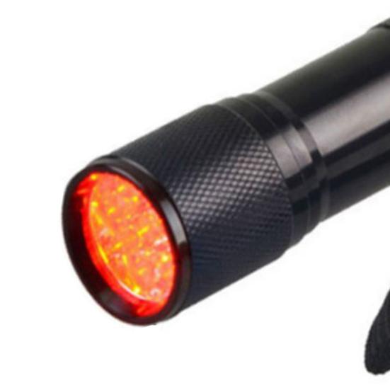 Красный Фонарик Яркий Легкий 9 Многоцелевой Высокий Светодиодный Красный Свет Фонарь-факел