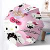 1pc Hello Kitty Automatic Opening/Closing Umbrella with Foldable Design, 8-Rib Iron Frame, Outdoor, Perfect Gift for Fans, Travelers, Daily Use, Festi