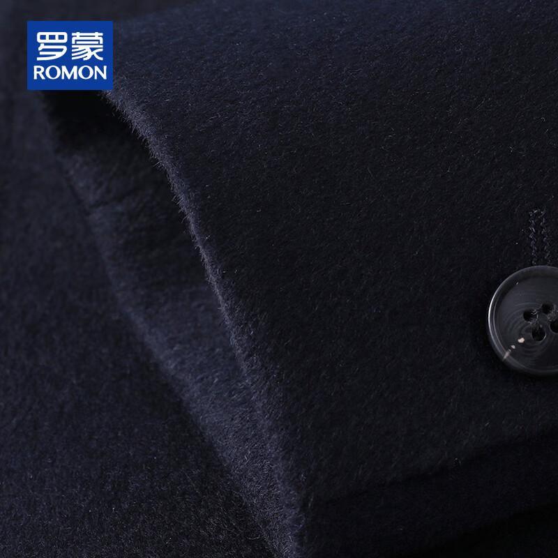 ROMON Мужское демисезонное пальто средней длины из смесовой шерсти