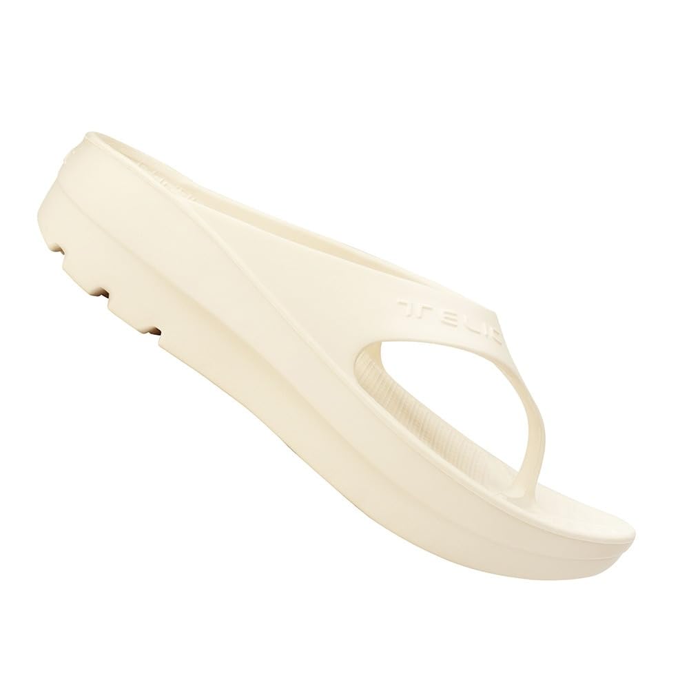 Teric Thong Authentic Japanese Comfortable and Recommended by Shimokitazawa Thick Sizes W-FLIPFLOP Sandals, Product, Relaxed, Hospital, Sole, White,