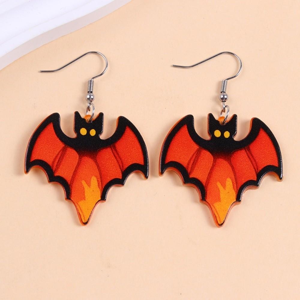 Spider Cute Ghost Ear Studs Heart Pumpkin Dangle Earrings Fashion Halloween Earrings Party