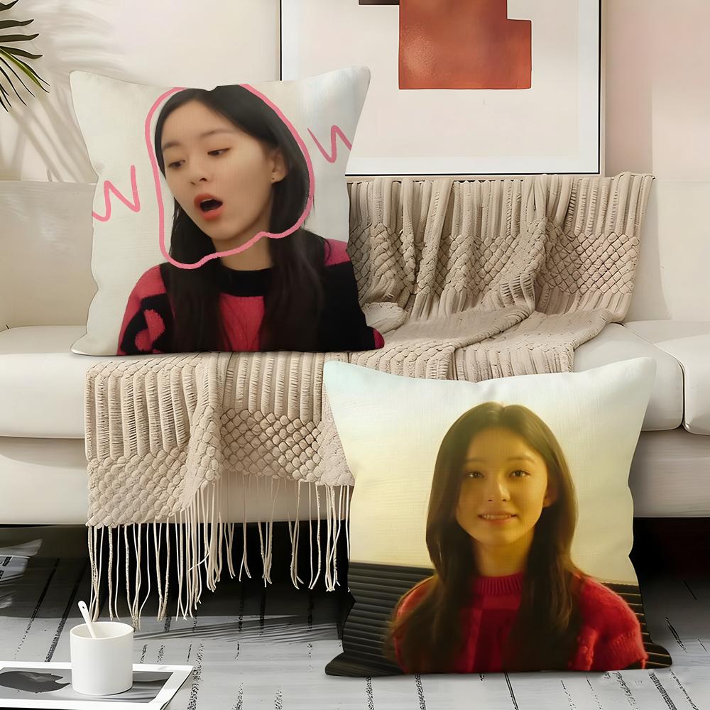 Kpop Style P-Park Ji-Hu Hot Pillow Case Pillowcase, Double-Sided Printed, Sofa Cushion, Bedroom Headboard Pillow