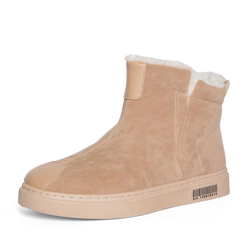 Зимние новые сноубутсы мужские и женские ботинки Мартина хлопковые ботинки хлопковая обувь корейская версия тренд Северо-Восточный бархат теплые мужские ботинки