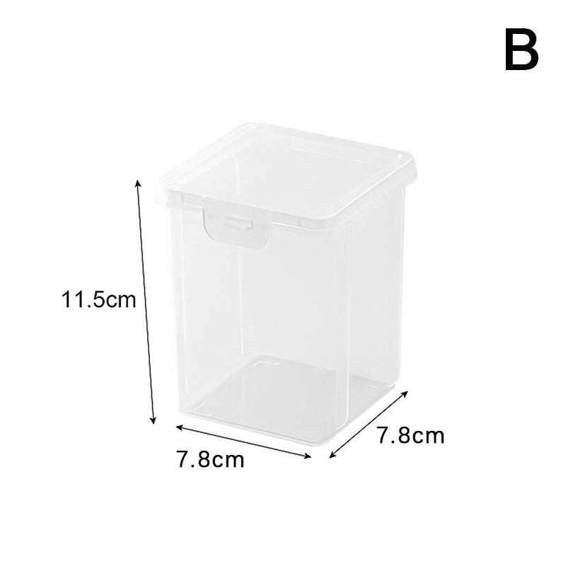 M-Dust-proof Cotton Swabs Cosmetic Organizer Storage Box Desktop Makeup Removal Cotton Lipstick Cosmetics Organization Holder